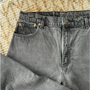 Vintage Wash Black Levi’s jeans